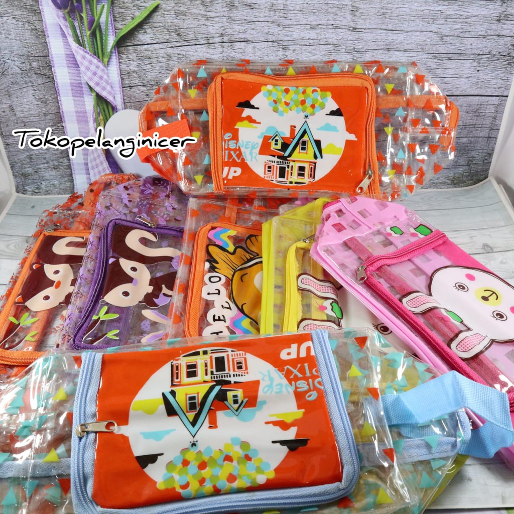 Tas Pouch Kosmetik Travel Organizer Penyimpanan Make UP Serbaguna Tokopelanginicer