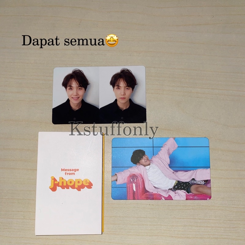[READY SUGA R BACA DESK] BTS LOVE YOURSELF TEAR HER PERSONA MOTS 7 PHOTOCARD SUGA R