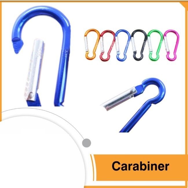 【COD】Quickdraw Carabiner Aluminium Alloy` Karabiner Mini` Gantungan Kunci` Keychain Lock Buckle