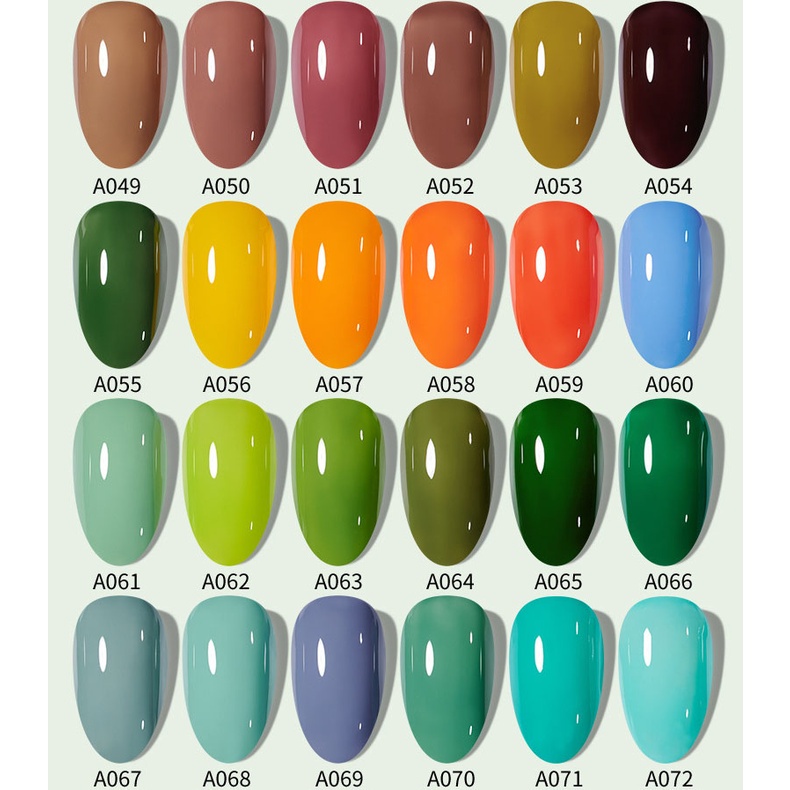 (01-50) CHARZIEG Gel Polish 15ml UV Gel Nail Polish UV LED Nail Art / Kutek Gel Tahan 2 Bulan / Cat Kuku Gel polish Charzieg