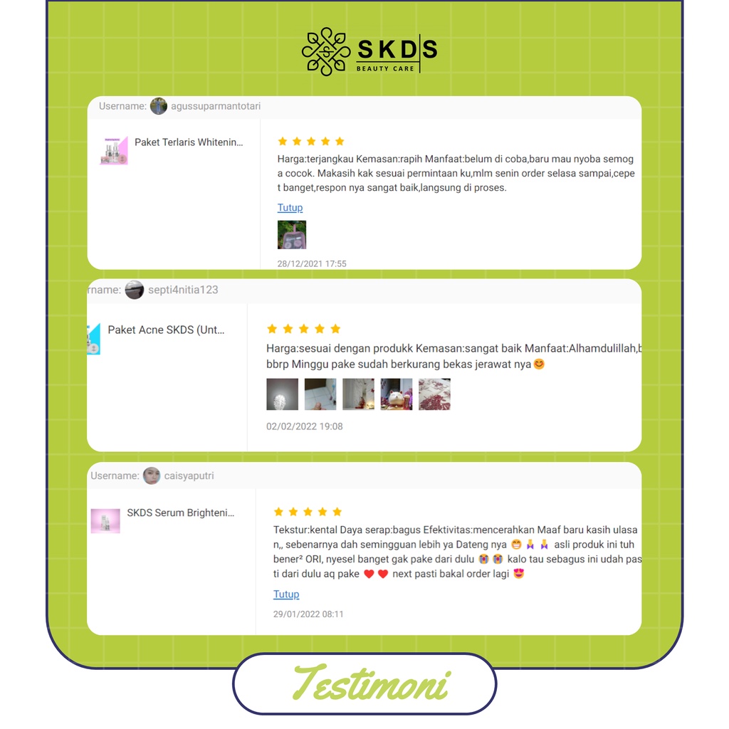 Acne Series - Untuk menghilangkan Jerawat - SKDS Beauty Care-1