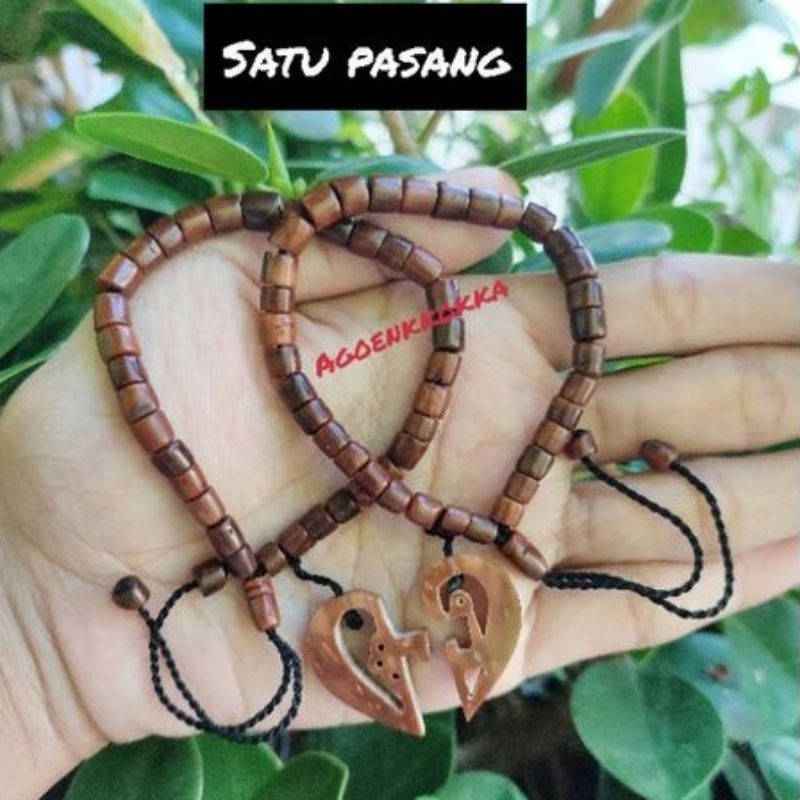 Gelang couple kunci coklat kokka kaokah kaukah