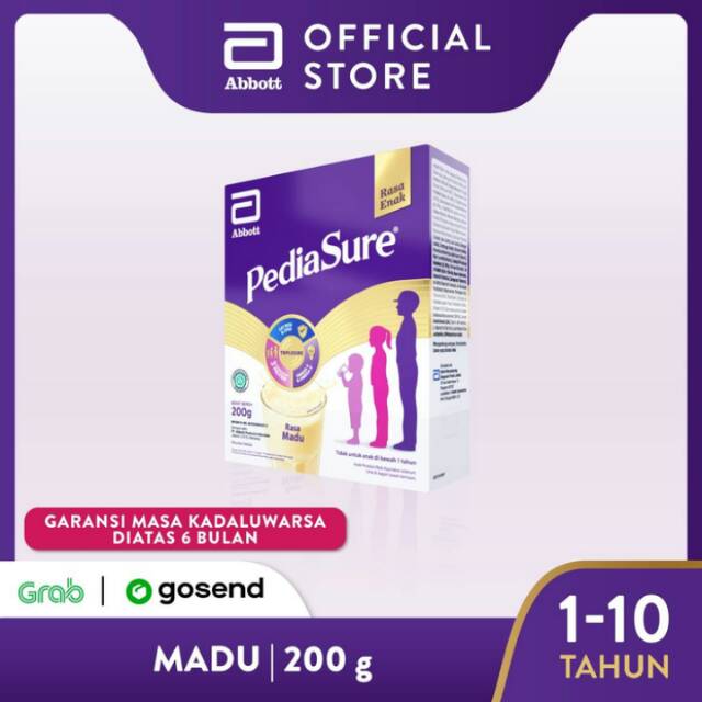Pediasure Rasa Madu 200 gram Susu Pertumbuhan Anak Usia 1-10 Tahun