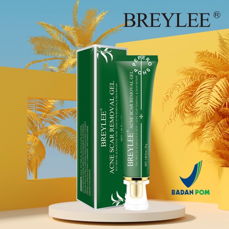 [BPOM] BREYLEE Tea Tree Acne Marks Gel 30gr