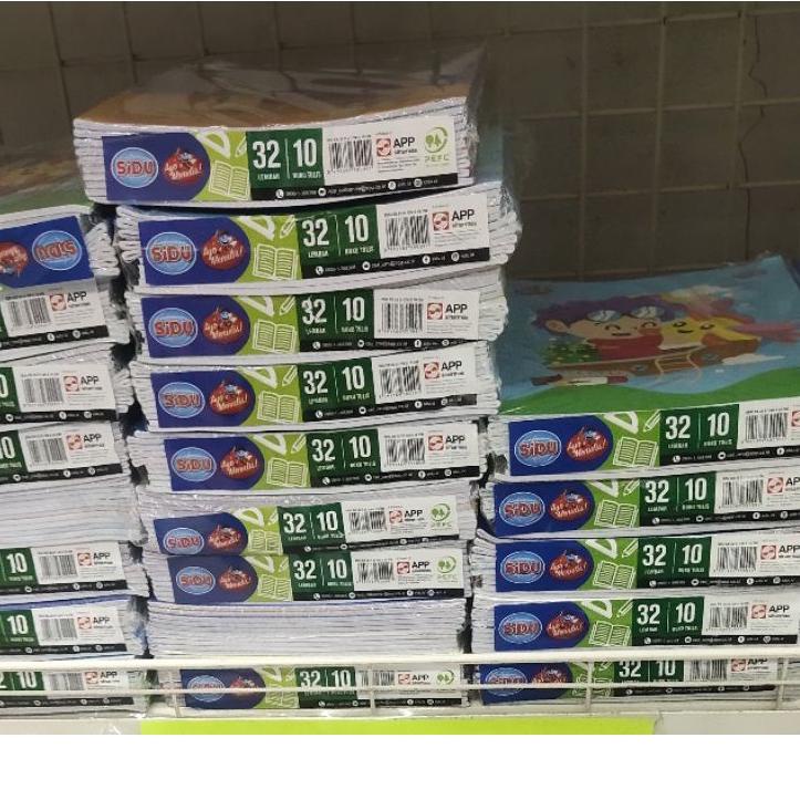 

Sangat Nyaman.. Buku Tulis Sidu 1 Pak 38 Lembar/Buku Sidu 1pak 58 Lembar/Buku Tulis/Buku Tulis Sinar Dunia