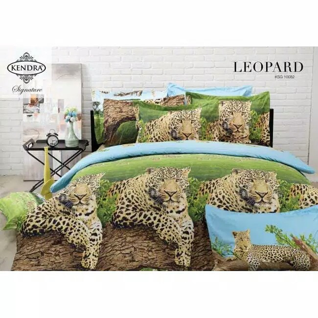 Sprei Kendra Signature Leopard 180x200cm