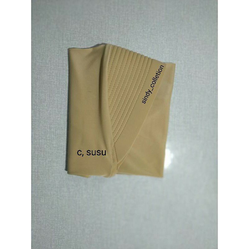 hijab sporty/bergo terbaru/hijab harian/hijab instan-Crem