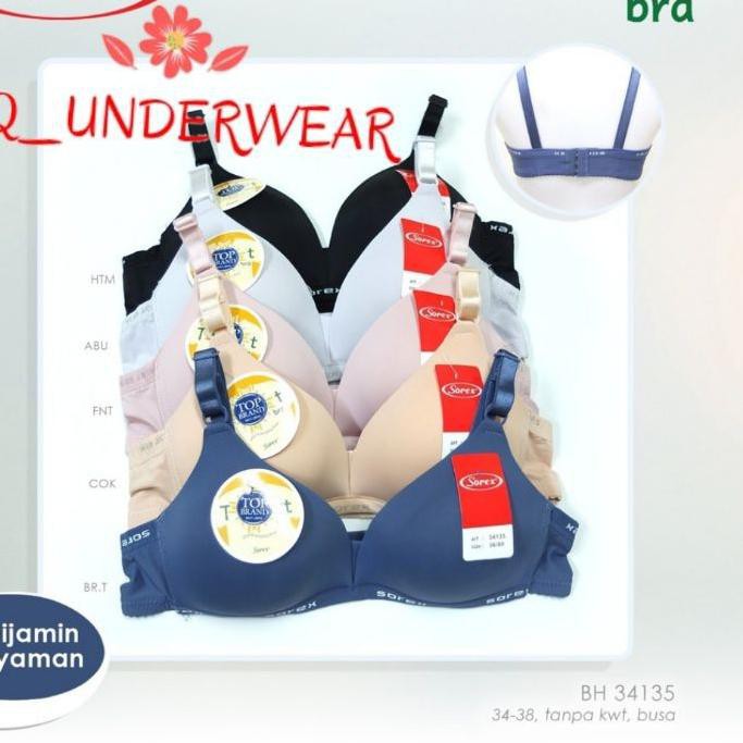 ☻ Bra SOREX 34135 / BH Sorex Tanpa Kawat / T-shirt Bra Sorex ♝