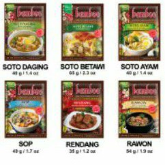 Jual Bamboe Bumbu Rendang Soto Ayam Soto Betawi Ayam Kalasan Empal Kuah