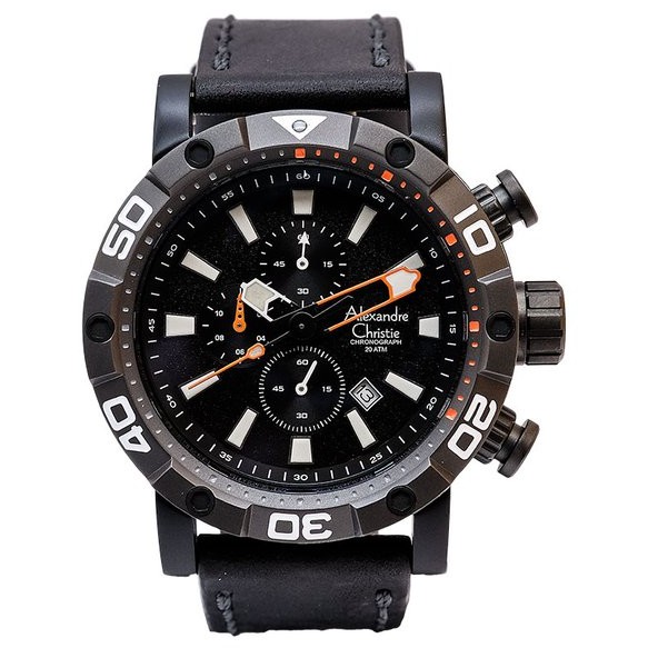 JAM TANGAN PRIA ALEXANDRE CHRISTIE DIVER AC6413 MCLEPBA