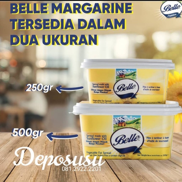 

butter-mentega- margarine belle 500gr (instant/sameday) -mentega-butter.