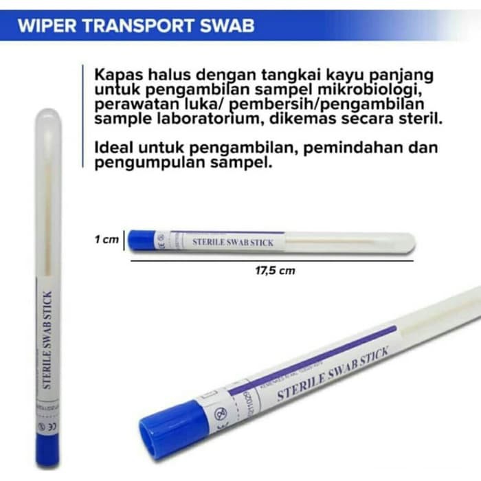 Pcr Tube Wiper Transport VTM  medium virus media corona