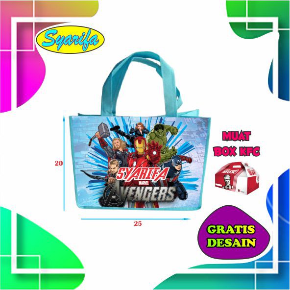 REQUEST DESAIN / KARAKTER / - TAS ULANG TAHUN ANAK / GOODIE BAG | PLUS FOTO-4