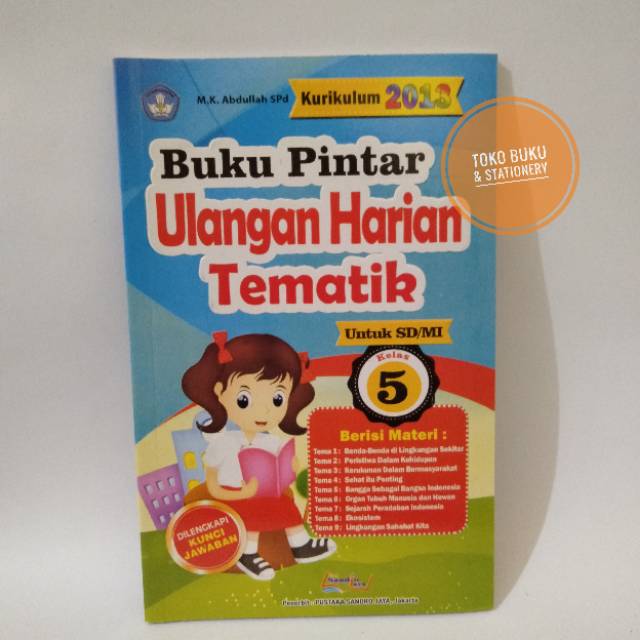 Buku Pintar Ulangan Harian Tematik SD/MI Kelas 1-6 SDO