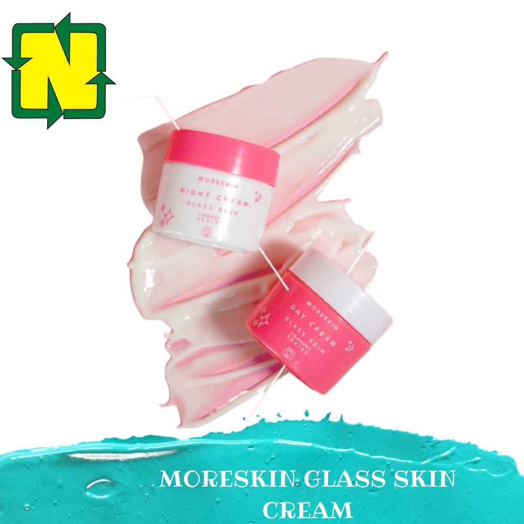 MORESKIN GLASKIN ECER -  MORESKIN GLASKIN DAY CREAM - GLAS SKIN DAY CREAM - MENCERAHKAN WAJAH DAY CR