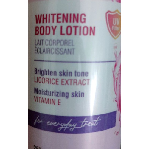 ELLEMORE Whitening Hand and Body Lotion Premium BEBAS PARABEN dengan NIACINAMIDE LICORICE EKSTRAK dan VITAMIN E  / ELLEMORE  Whitening Body Cream Bleaching , sepabrik dengan lotion A&amp;G