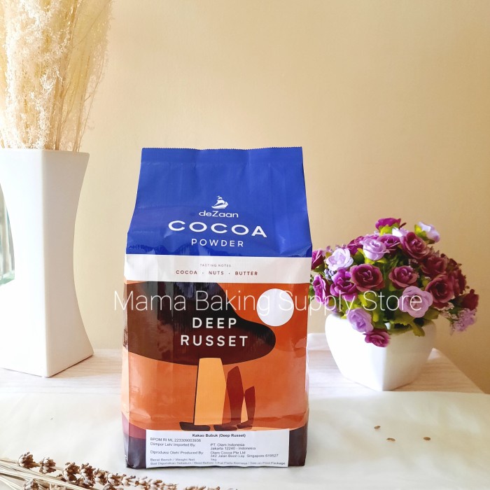 

Ht6362D Dezaan Cocoa Chocolate Cokelat Powder Bubuk Dutched Deep Russet 100 Gr Ht5