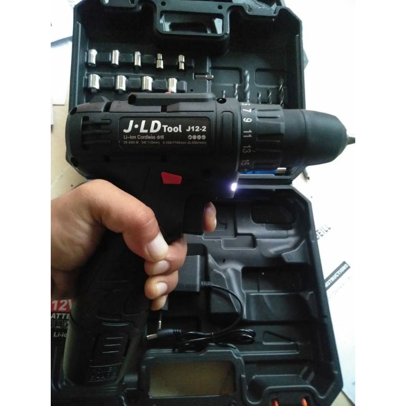 Cordless drill JLD 12V set cordless drill set