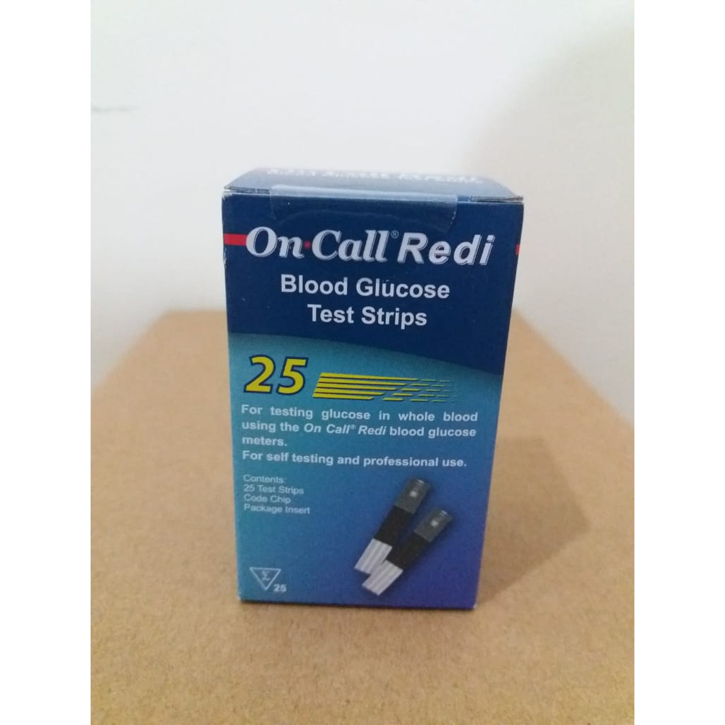 Test Strip Glucose / Gula Darah On Call Redi