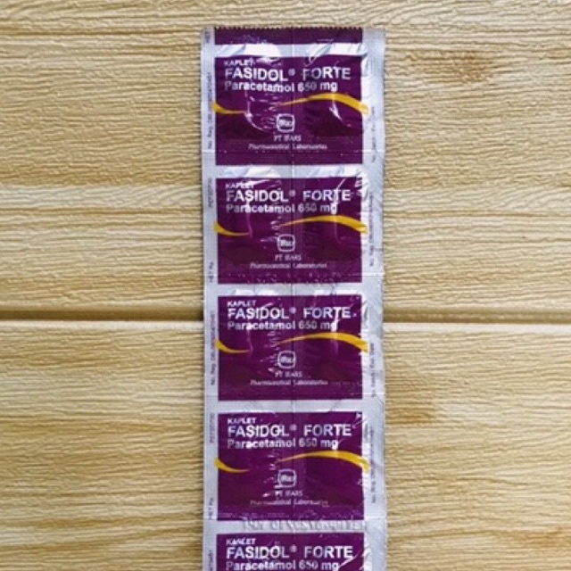 FASIDOL PARACETAMOL 500MG TAB | FASIDOL FORTE 650 MG 10 KAPLET | Menurunkan Demam | Meredakan Nyeri