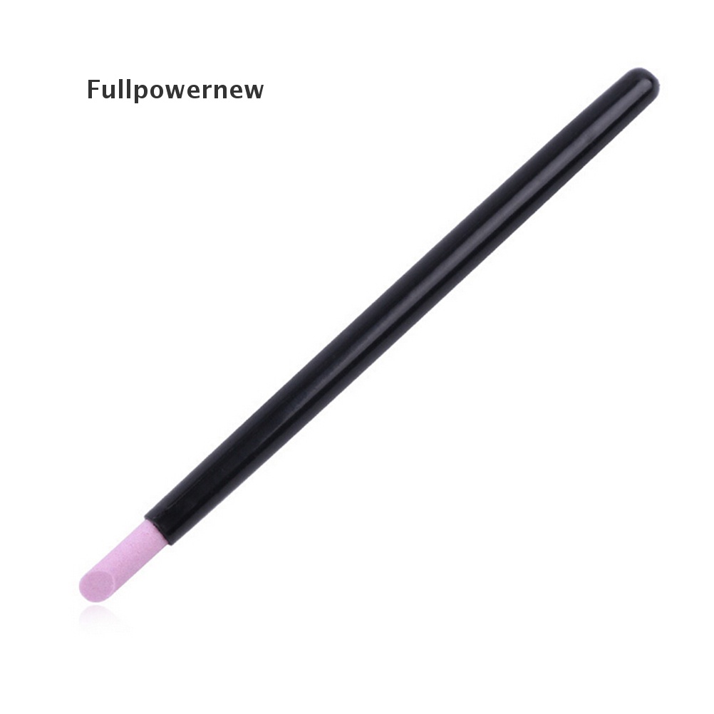 [FULL] nail pusher pens manicure alloy diamond body quartz head scrub stone cuticle