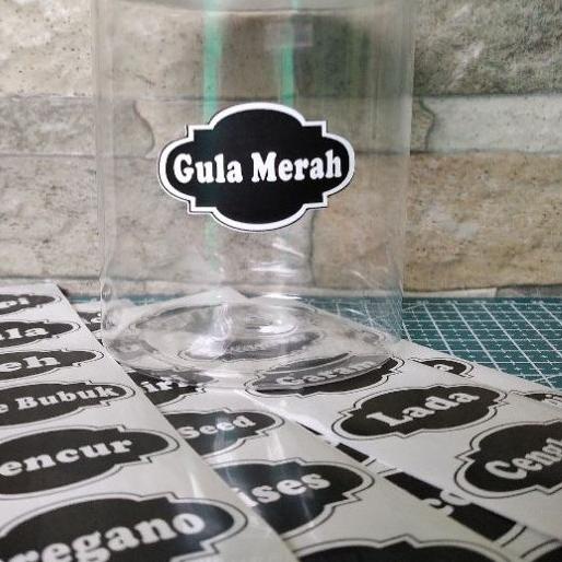 

GROSIR COD✔ Stiker Label Nama Bumbu Dapur Waterproof Isi 30 Pcs uk 3x5cm Ready Stock serbuuu !