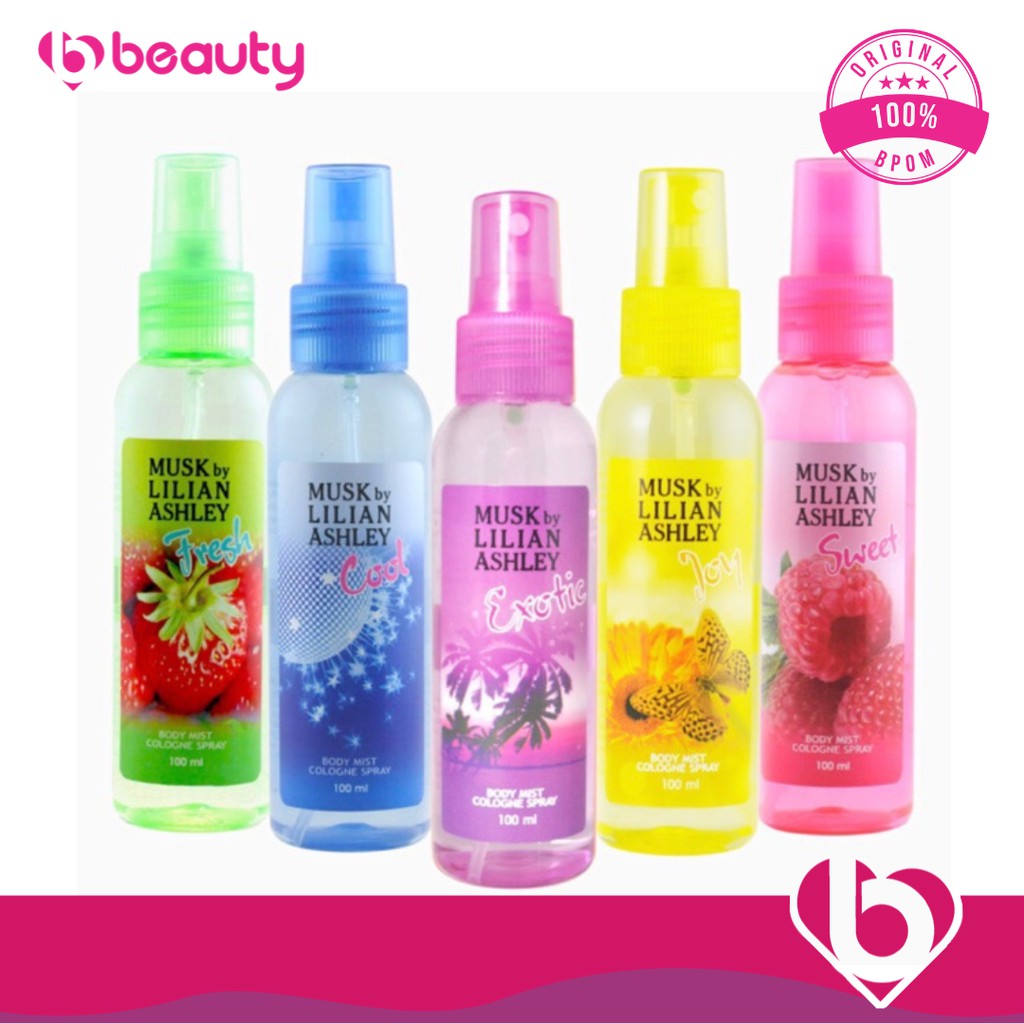 ❤ BEAUTY ❤ Musk By Lilian Ashley Body Mist Women 100ml - parfum Wanita