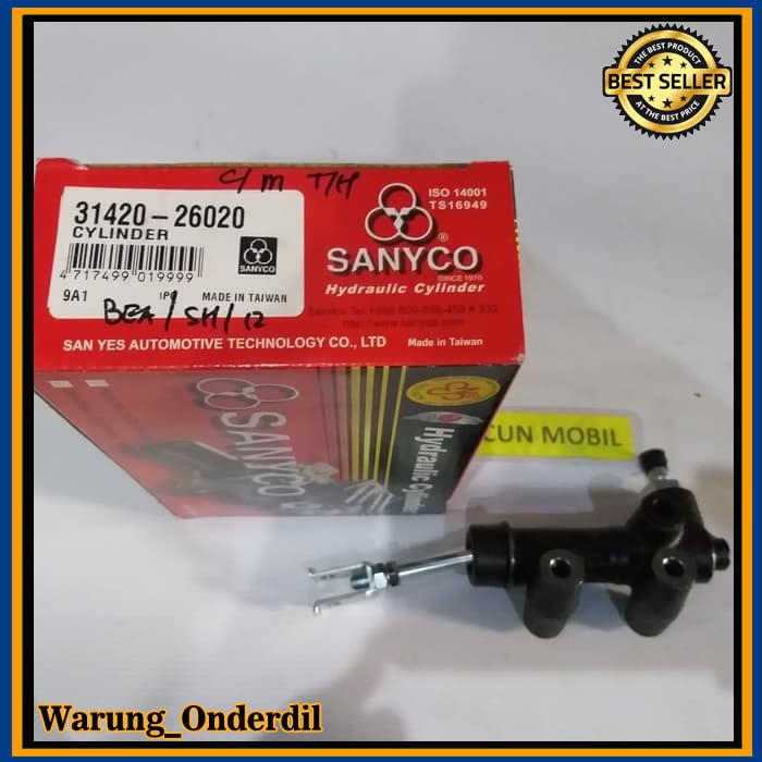 Master kopling atas Hiace bensin- diesel 78-86 31420-26020 merk Sanyco