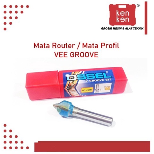 Jual Mata Router Vee Groove Mata Profil Vee Groove Ossel Mm Mm Mm