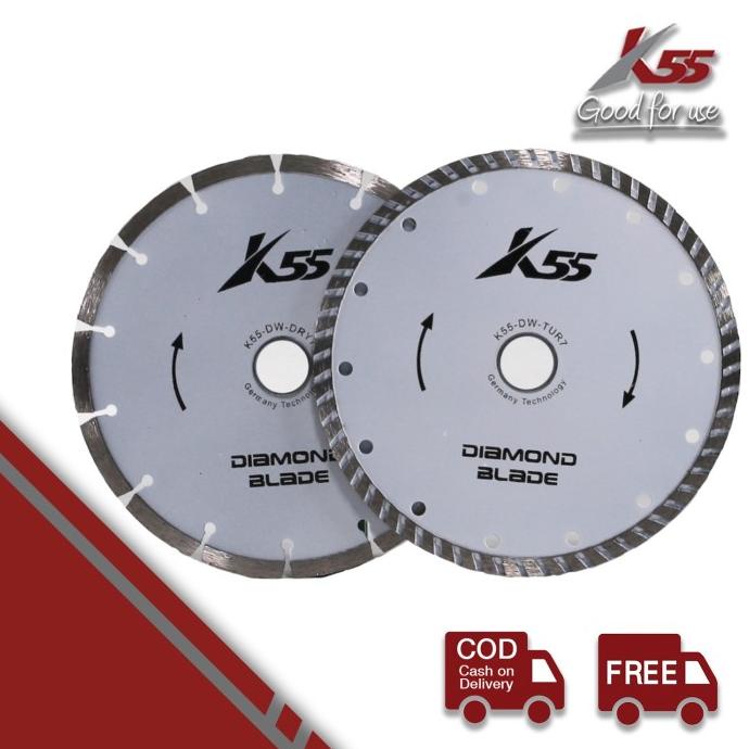 K55 Mata Potong Keramik 180Mm / White Diamond Blade 7" Termurah