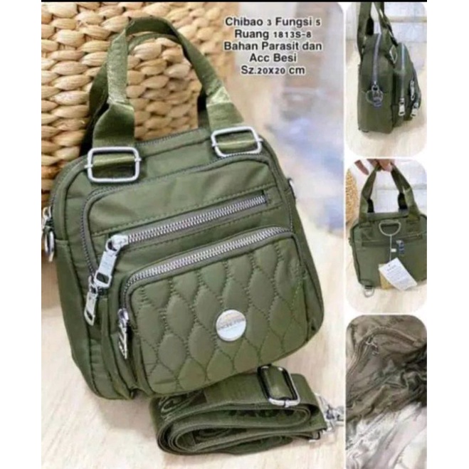 Tas 3 Fungsi ORI Chibao 1813S-8 Parasut