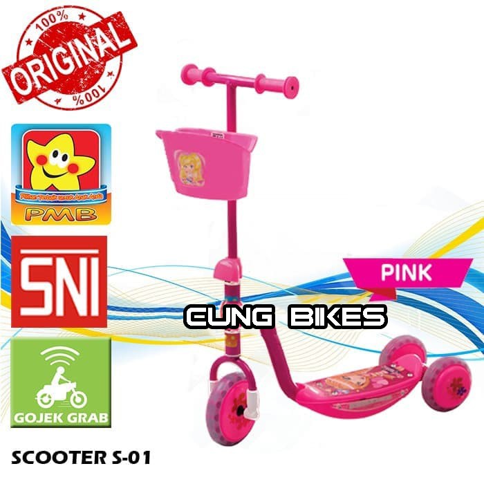 SCOOTER PMB LAMPU MUSIK S01 - SKUTER PMB LAMPU MUSIK S01