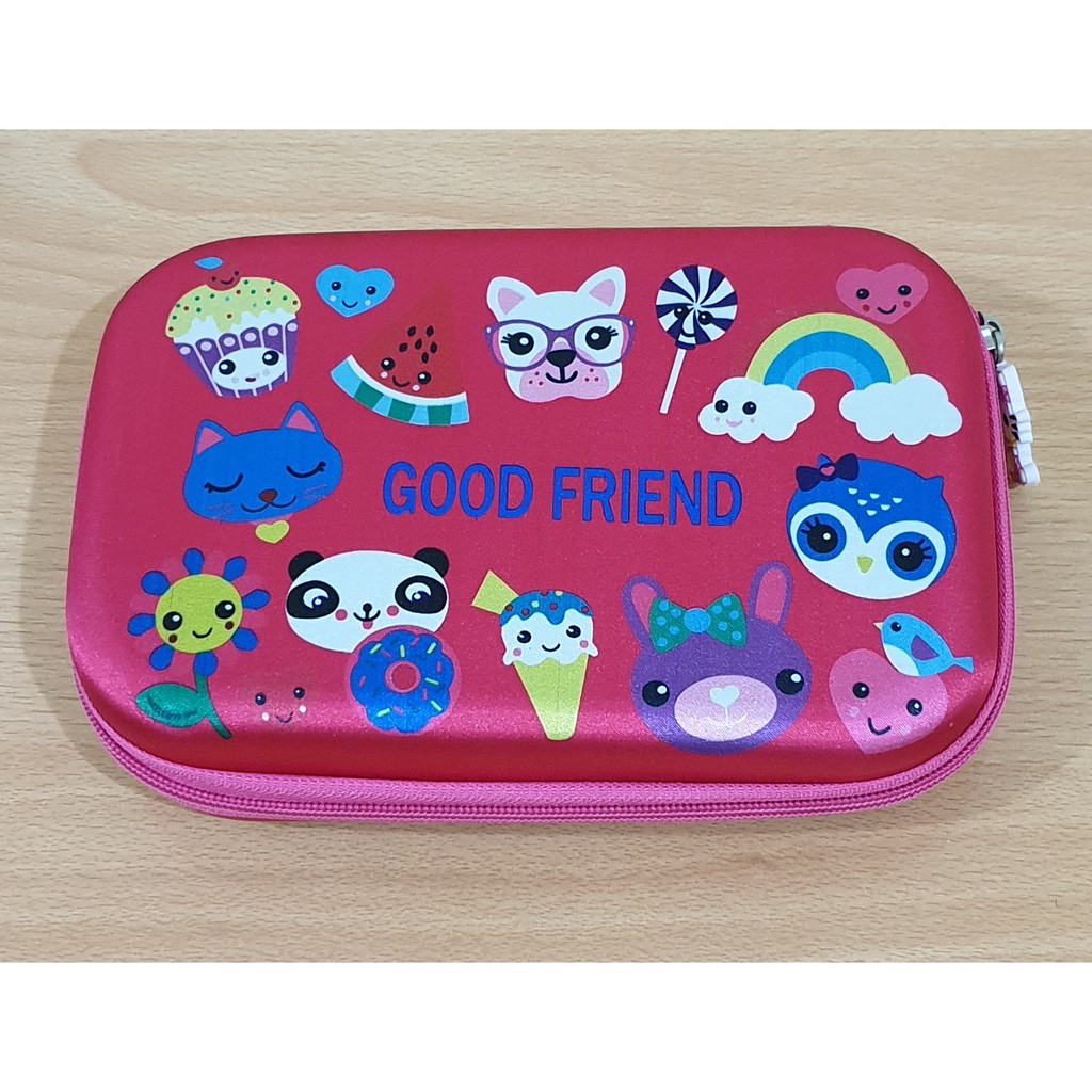Kotak Pensil Hardcase Hardtop Anak Cewek High Quality