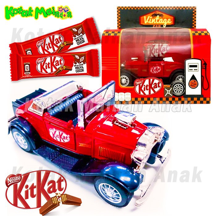 Jual KITKAT Vintage CAR Chocolate Limited Diecast Car Kit Kat Gift Pack