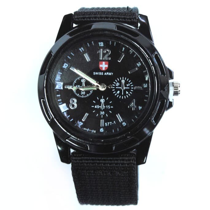 Jam Tangan Analog Pria - Black