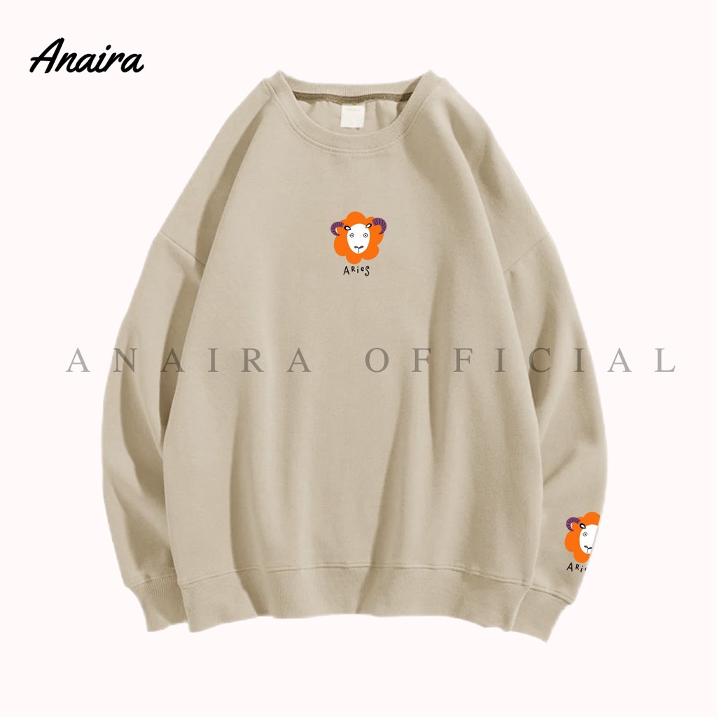 ARIES SWEATER CREWNECK WANITA ANAIRAOFFICIAL