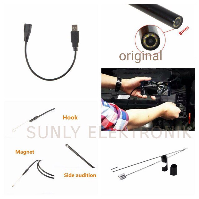 Camera mini full hd for android smartphone / Kamera endoscope original / camera pengintai serbaguna