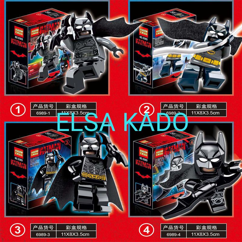 Brick Hjlepin Batman Series Minifigure Set 8 Mainan Building Block