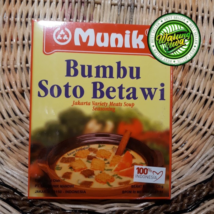 

Munik bumbu soto betawi 125 gram box