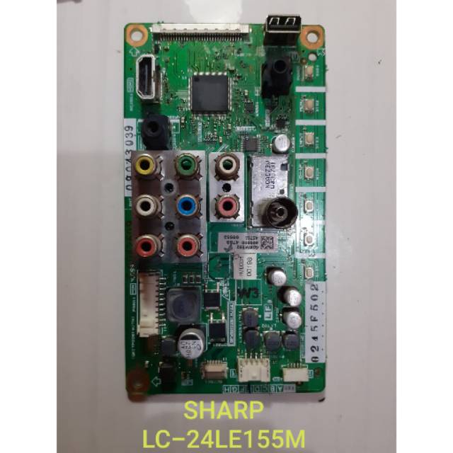 MB/ MAINBOARD/ MESIN TV LCD LED SHARP LC-24LE155M / 24LE155M / 24LE155
