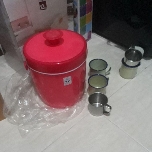 Maspion Tempat Es 6 Liter Thermos Cooler Box Nasi Rice Bucket Thermos