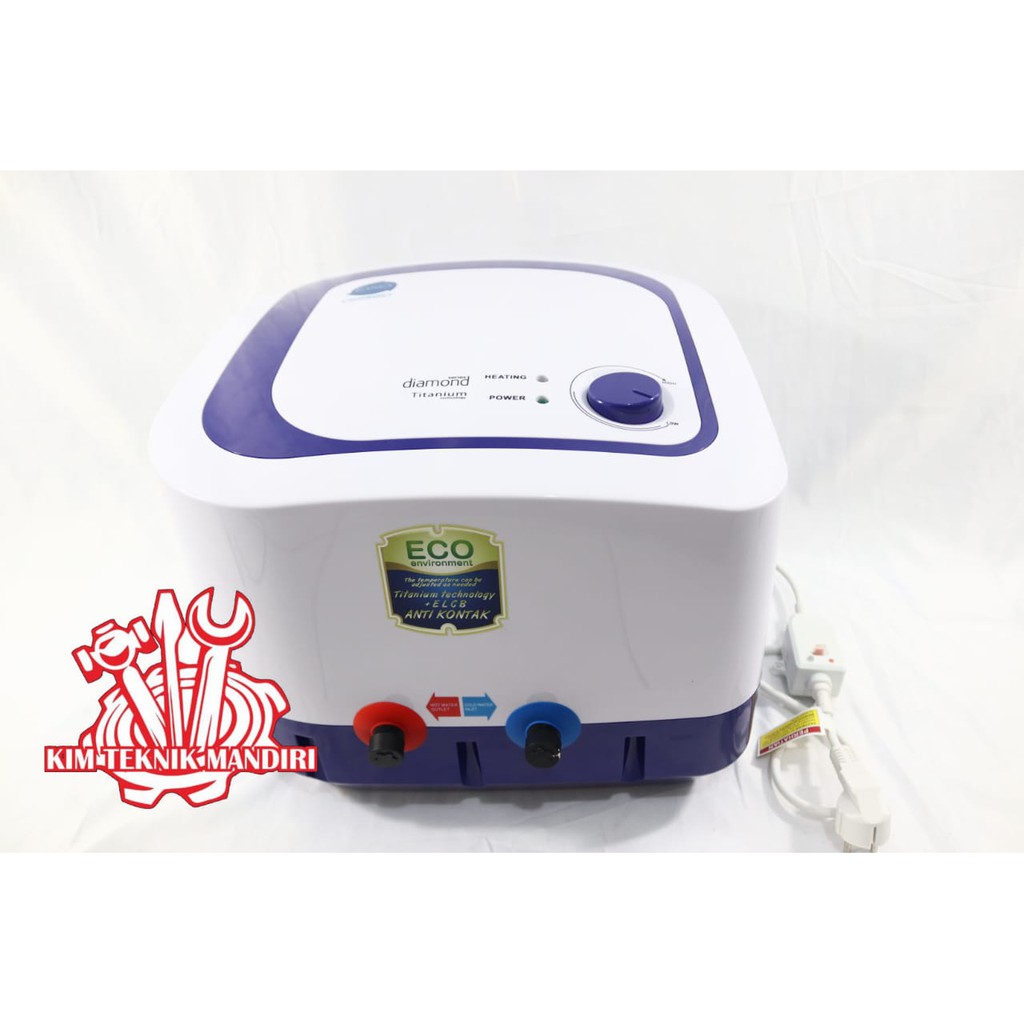WATER HEATER HEIBER 15 LITER - 250 WATT EXH 15 D / PEMANAS AIR LISTRIK  - EIXO EXH 15 D BERMUTU OKE