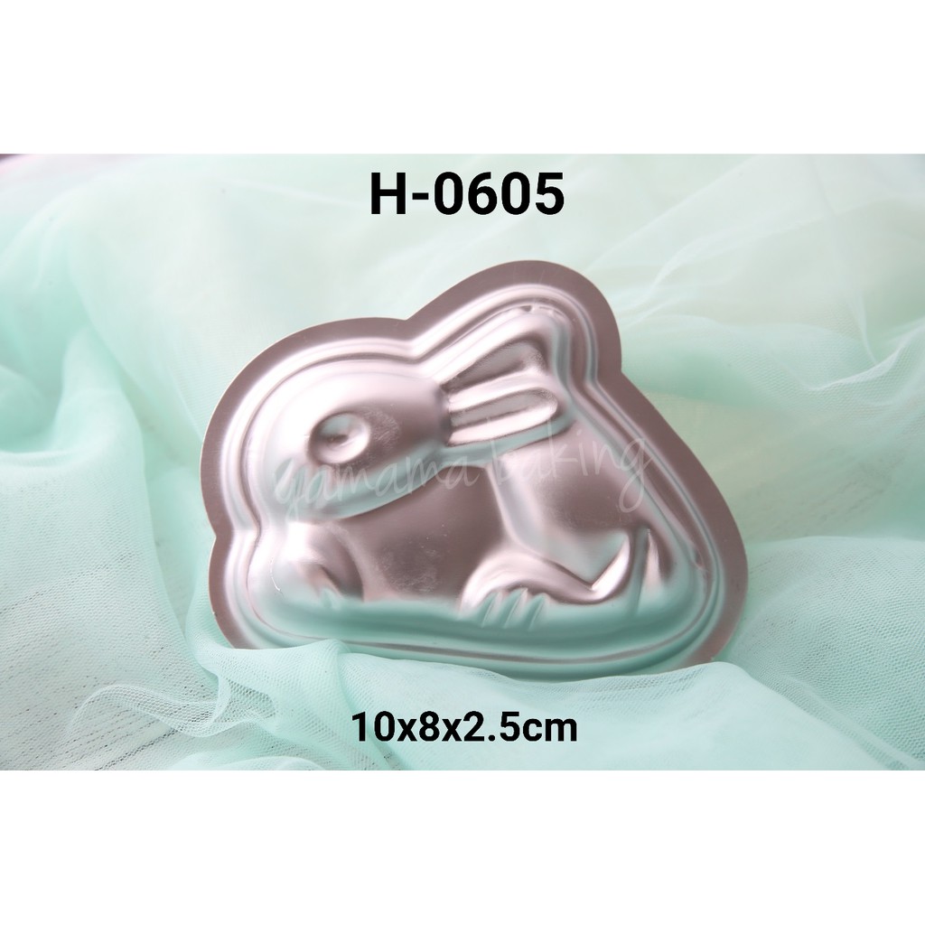 H-0605 Loyang cetakan bento pudding cake kelinci bunny easter paskah yamama baking