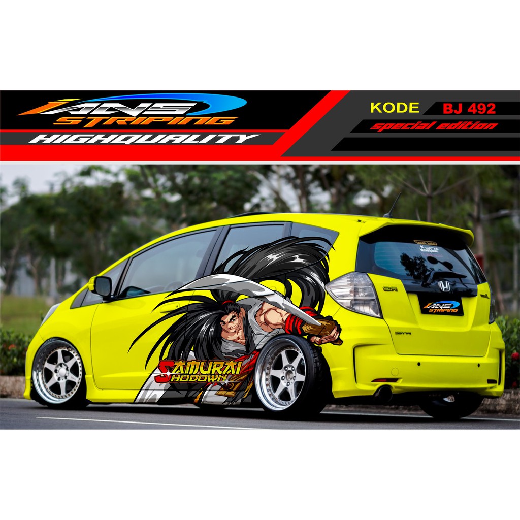 VARIASI STICKER MOBIL JAZZ SIGRA BRIO AVANZA / DECAL STICKER MOBIL / STIKER MOBIL / STICKER MOBIL