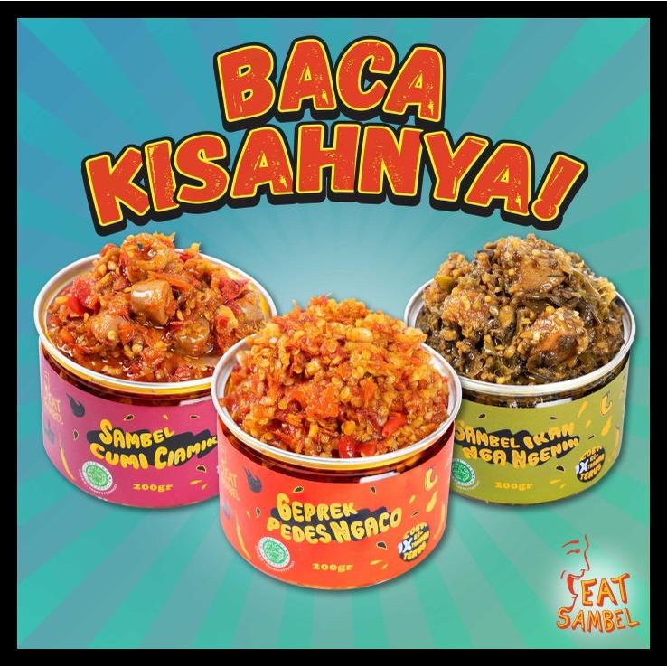 

TERBARUU!! 3 Rasa Sambal Pedas / Sambal Cumi / Sambal Geprek / Sambal Ikan COD