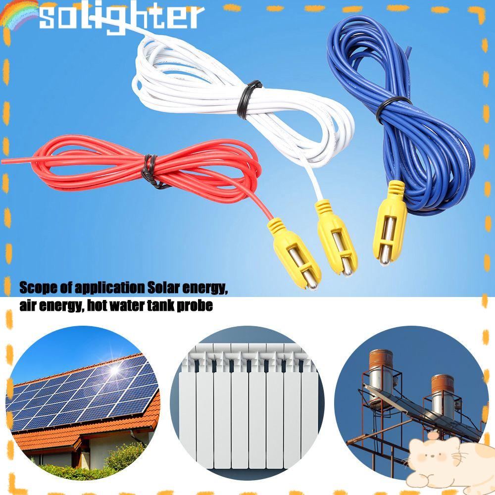 Solighter 3pcs / set Kontroler Level Air Tenaga Surya