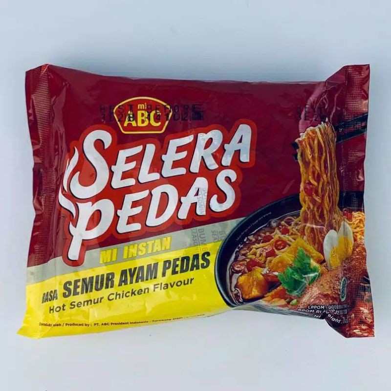 

Mie ABC selera pedas Semur ayam pedas 70g HADIAH