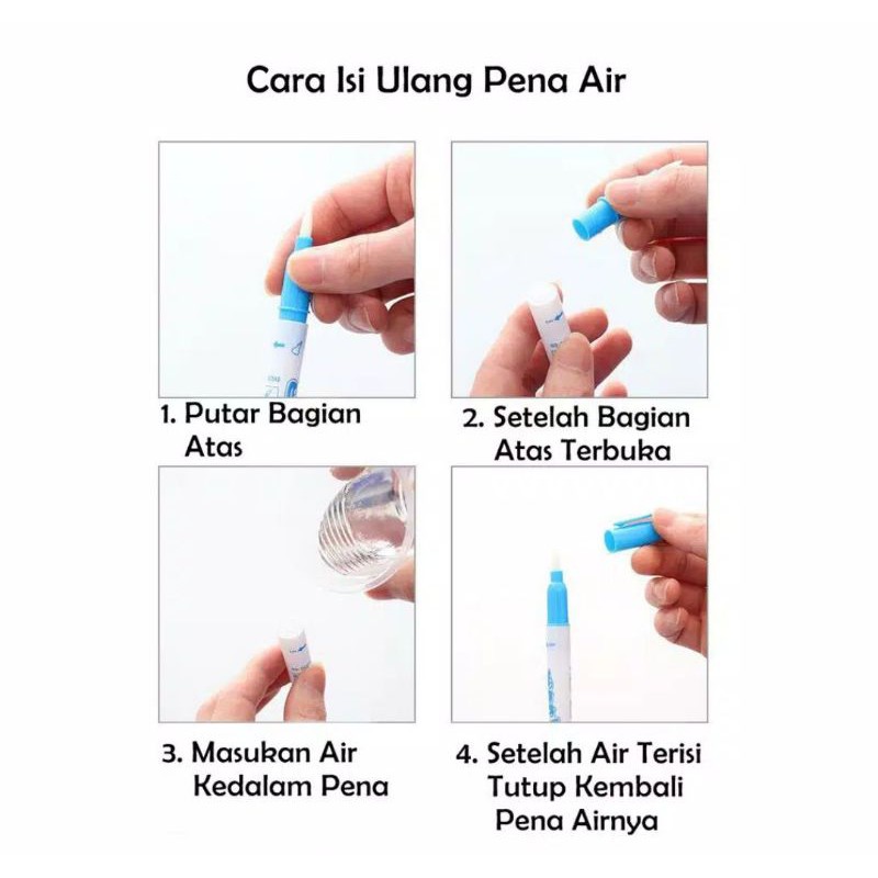 LYSASHOP - MAGIC WATER BOOK / BUKU AJAIB MEWARNAI ANAK GAMBAR MAINAN EDUKASI ANAK-2