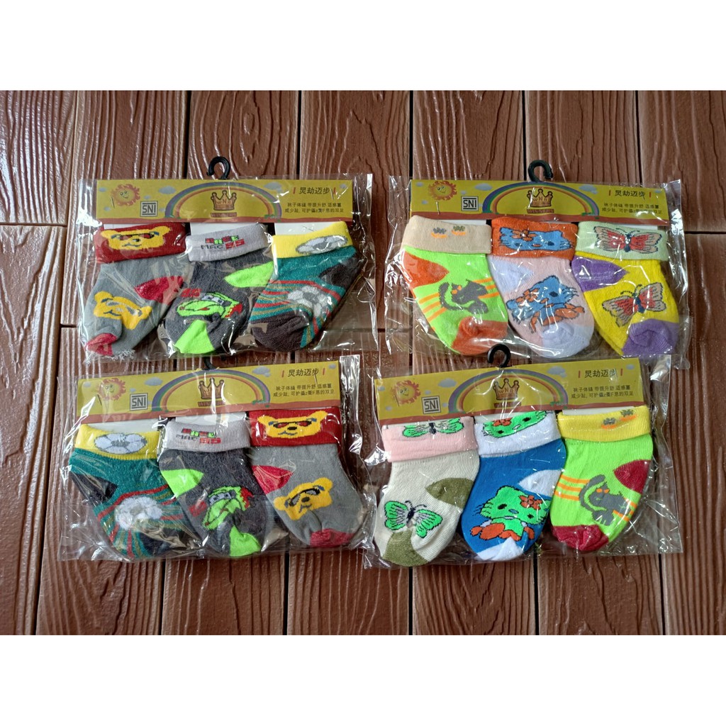 kaos kaki anak bayi / kaos kaki anak bayi lipat / kaos kaki bayi import