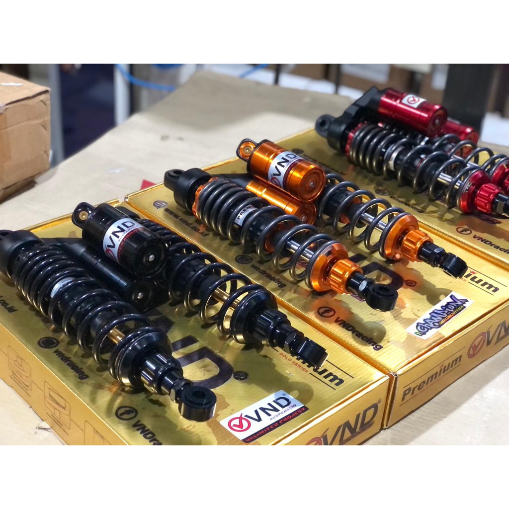 SHOCK SHOCKBREAKER BEBEK TABUNG ATAS VND RACING AK999 280MM 320MM 340MM
